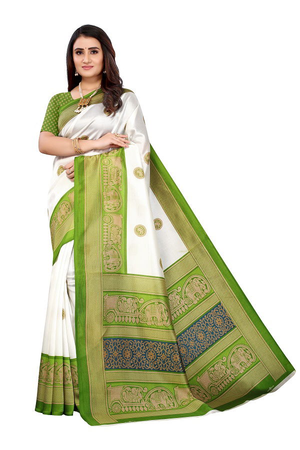 Printed Art Silk 9 Printed Regular Wear Saree Collection